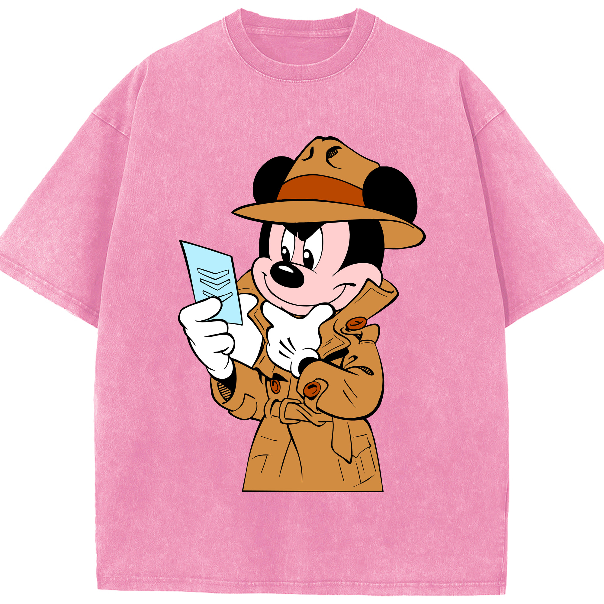 （画像用） ミッキーマウス Mickey Mouse 綿100% ヴィンテージ風 半袖Tシャツ（フロントプリント）